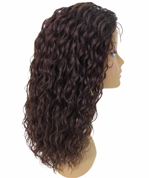 Sakina Natural Brown Curly Lace Wig