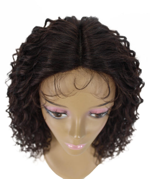 Sakina Natural Brown Curly Lace Wig