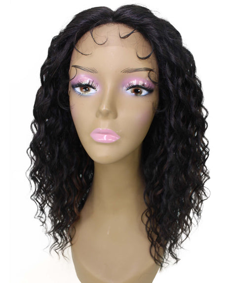Sakina Black with Caramel Curly Lace Wig