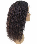Sakina Black with Caramel Curly Lace Wig