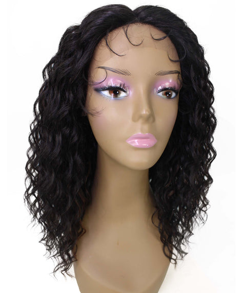 Sakina Black with Caramel Curly Lace Wig