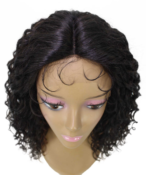 Sakina Black with Caramel Curly Lace Wig