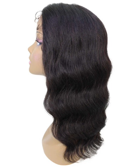 Nakisa Natural Black Hollywood style Wavy HD Lace Wig
