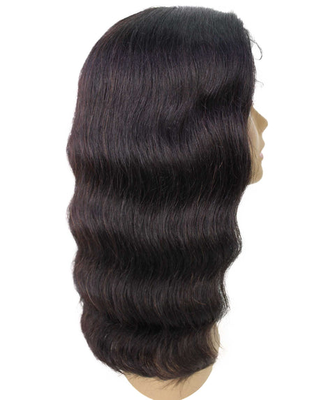 Nakisa Natural Black Hollywood style Wavy HD Lace Wig