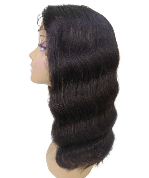 Nakisa Dark Brown Hollywood style Wavy HD Lace Wig