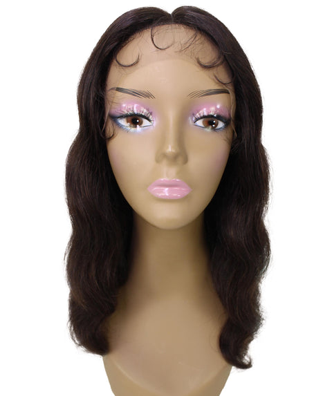 Nakisa Natural Brown Hollywood-style Wavy HD Lace Wig
