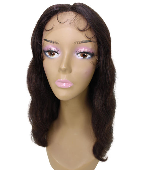 Nakisa Natural Brown Hollywood-style Wavy HD Lace Wig