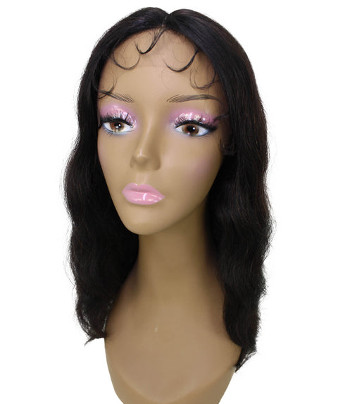 Nakisa Black with Caramel Hollywood-style Wavy HD Lace Wig