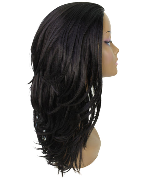 Leal Natural Black Short Celebrity Style Half Wig