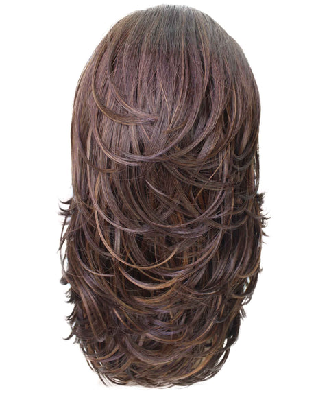 Leal Brown with Caramel Short Celebrity Style Half Wig