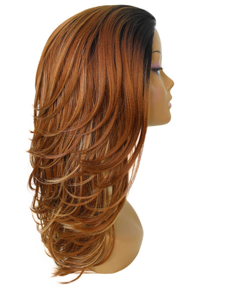 Leal Black Blend Short Celebrity Style Half Wig