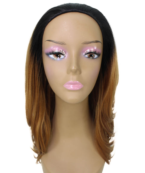 Leal Honey Alburn Short Celebrity Style Half Wig