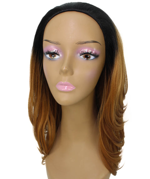 Leal Honey Alburn Short Celebrity Style Half Wig