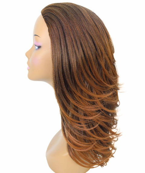 Leal Honey Alburn Short Celebrity Style Half Wig