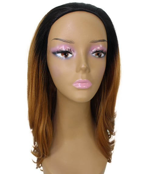Leal Honey Alburn Short Celebrity Style Half Wig