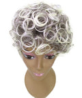 Sydney Gray with Light Blonde Short Tousled Curly Hair Wig