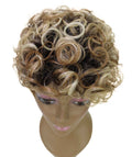 Sydney Strawberry Blonde Ombre Short Tousled Curly Hair Wig