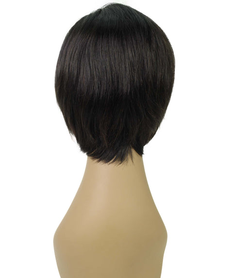 Mia Natural Black Side parted Lace Bob Wig
