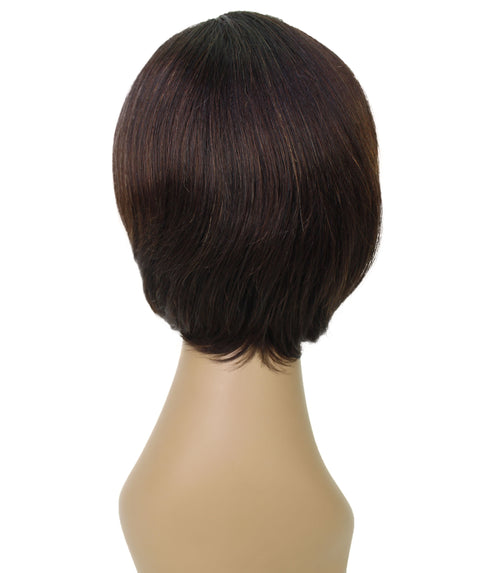 Mia Natural Brown Side parted Lace Bob Wig
