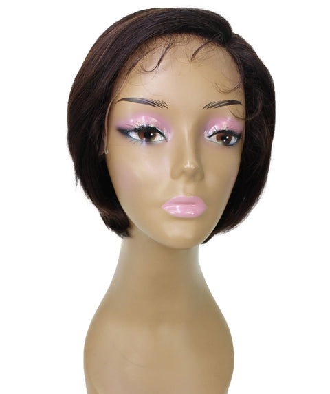 Mia Natural Brown Side parted Lace Bob Wig