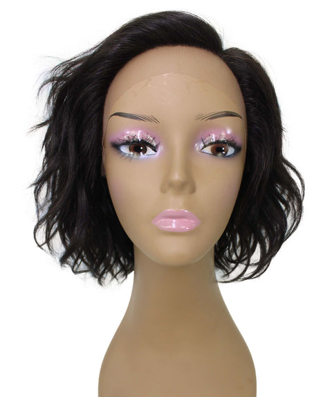 Enora Natural Black Side parted Lace Wig