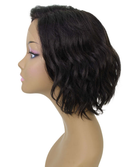 Enora Natural Black Side parted Lace Wig