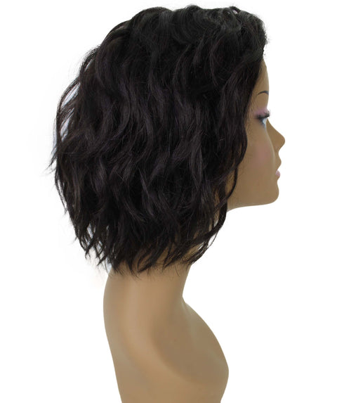 Enora Natural Black Side parted Lace Wig