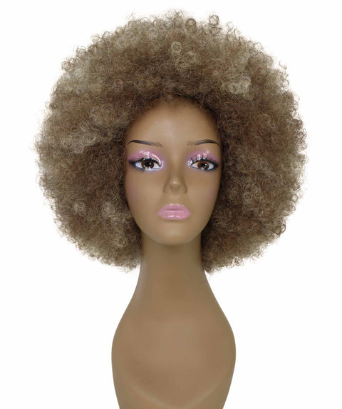 Taylor Brown and Blonde Afro Hair Wig