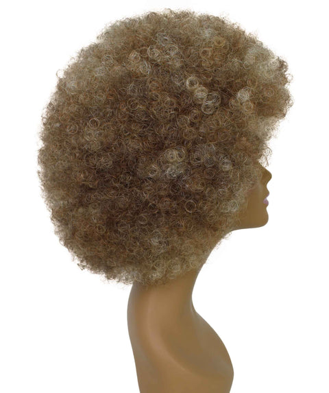 Taylor Brown and Blonde Afro Hair Wig