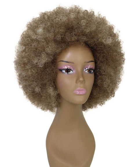 Taylor Brown and Blonde Afro Hair Wig