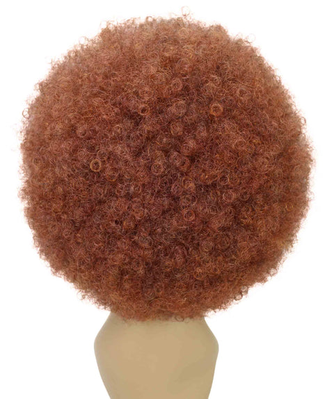 Taylor Brown with Copper Red Afro Hair Wig
