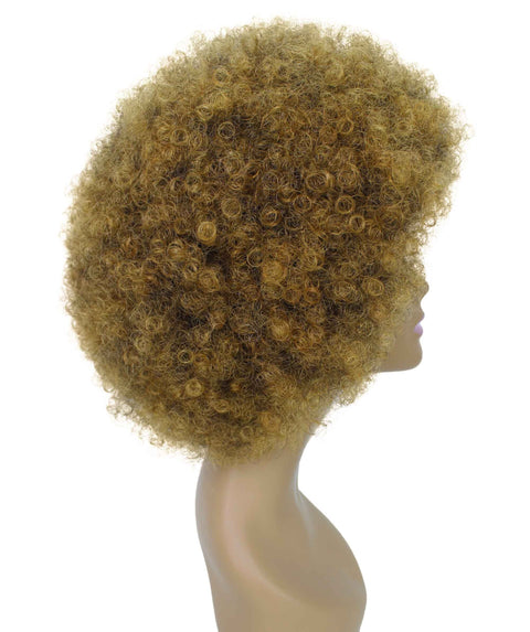 Taylor Dark Brown with Golden Afro Hair Wig