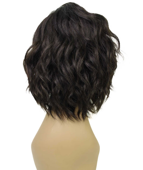 Enora Dark Brown Side parted Lace Wig