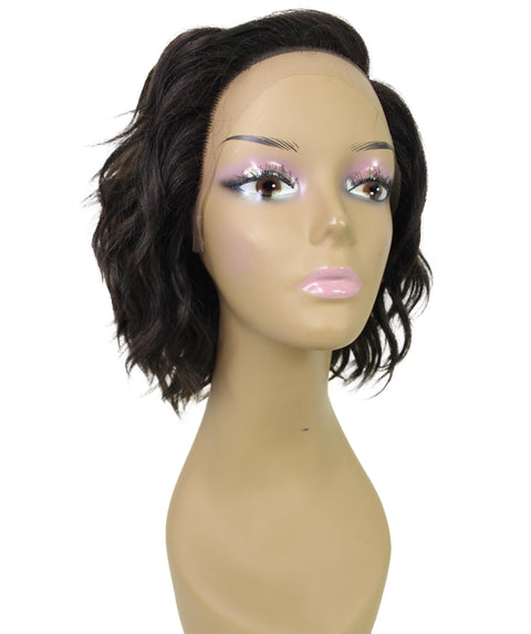 Enora Dark Brown Side parted Lace Wig