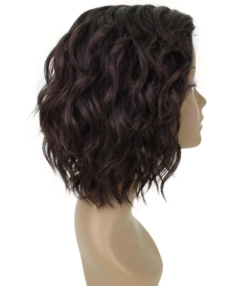 Enora Natural Brown Side parted Lace Wig