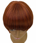 Alyssa Brown with Copper Red Short Hair Wig