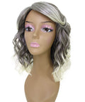 Madison Gray with Light Blonde Layer Full Wig