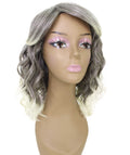 Madison Gray with Light Blonde Layer Full Wig