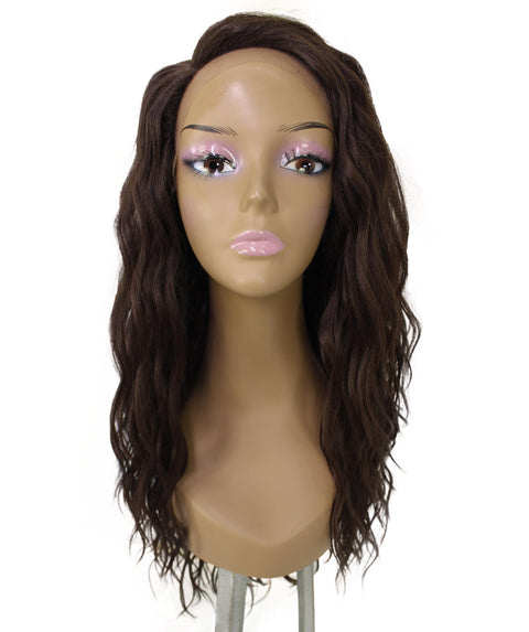 Raven Medium Brown Wavy Layered Wig