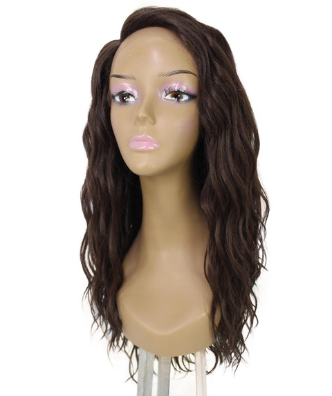 Raven Medium Brown Wavy Layered Wig