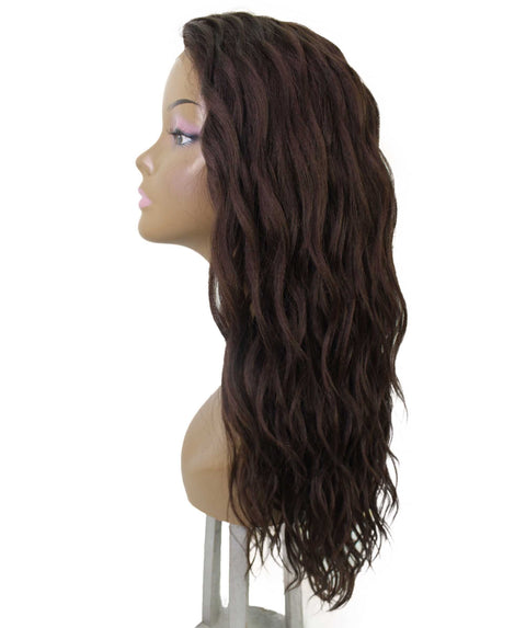 Raven Medium Brown Wavy Layered Wig