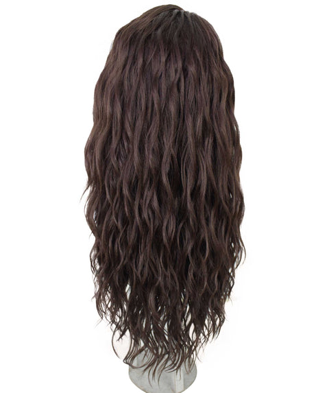 Raven Medium Brown Wavy Layered Wig