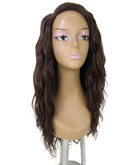 Raven Medium Brown Wavy Layered Wig