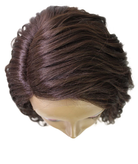 Raven Medium Brown Wavy Layered Wig