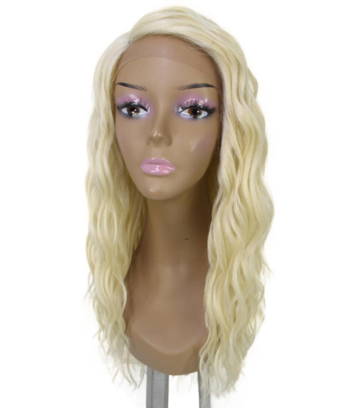 Raven Light Blonde Wavy Layered Wig