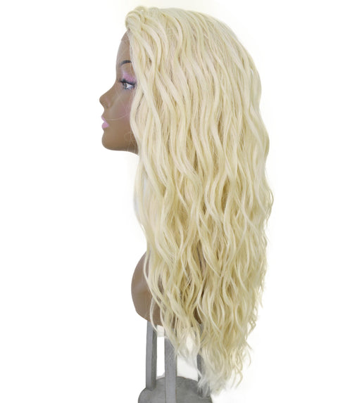 Raven Light Blonde Wavy Layered Wig