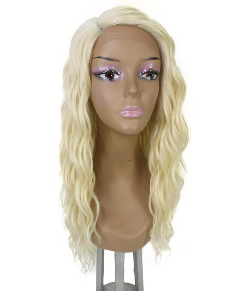 Raven Light Blonde Wavy Layered Wig