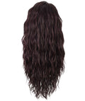 Raven Deep Red and Black Blend Wavy Layered Wig