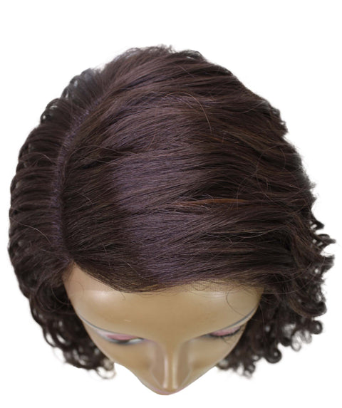Raven Brown with Caramel Wavy Layered Wig