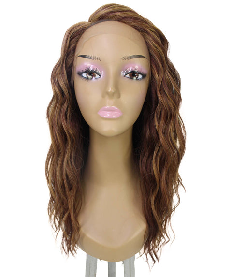 Raven Copper Auburn Blend Wavy Layered Wig